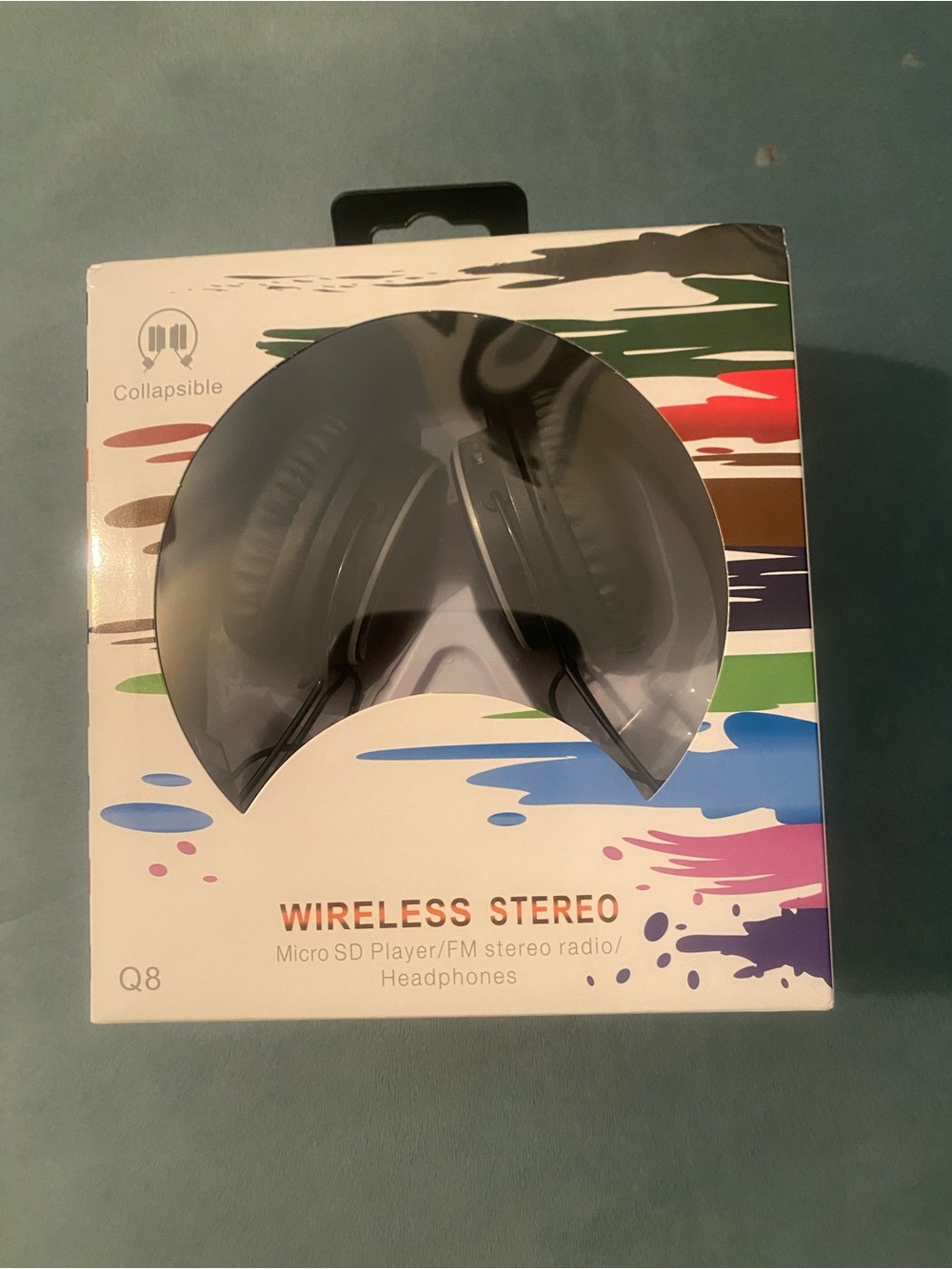 Wireless Stereo Headphones - Black